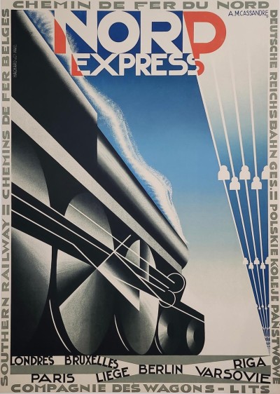 For sale: NORD EXPRESS COMPAGNIE WAGONS LITS CHEMIN DE FER DU NORD  LONDRES PARIS BRUXELLES LIEGE  BERLIN VARSOVIE RIGA