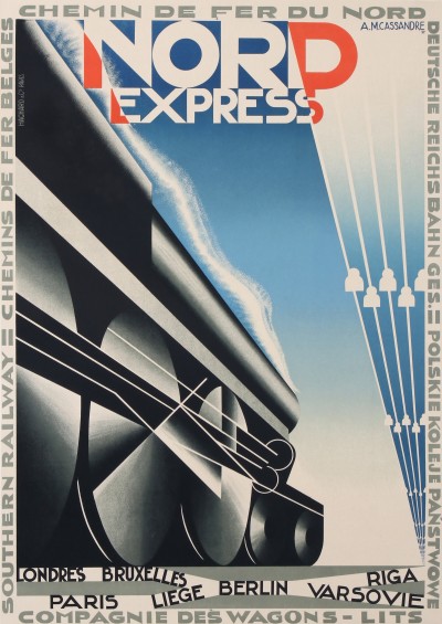 For sale: NORD EXPRESS COMPAGNIE WAGONS LITS CHEMIN DE FER DU NORD  LONDRES PARIS BRUXELLES LIEGE  BERLIN VARSOVIE RIGA