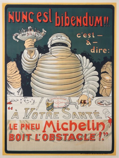 For sale: NUNC EST BIBENDUM - LE PNEU MICHELIN BOIT L OBSTACLE