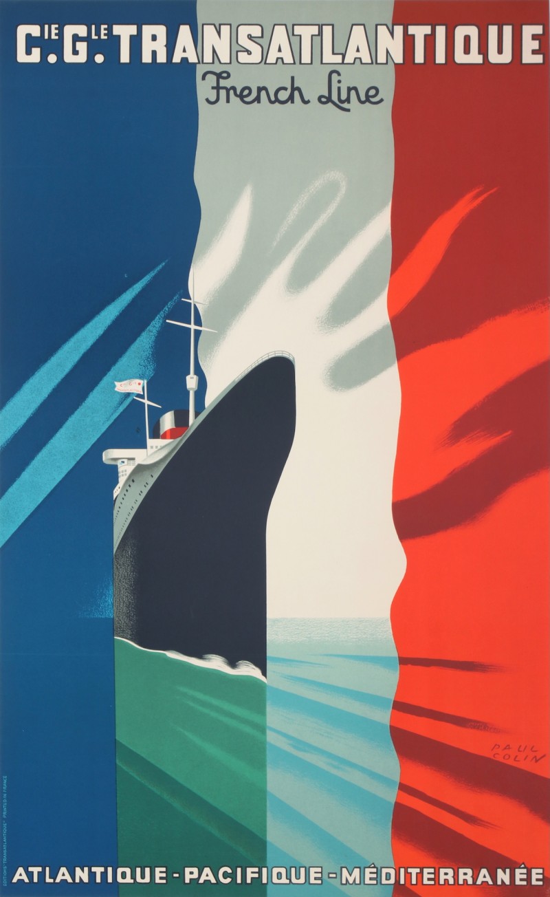 For sale: Cie Gle TRANSATLANTIQUE FRENCH LINE ILE DE FRANCE
