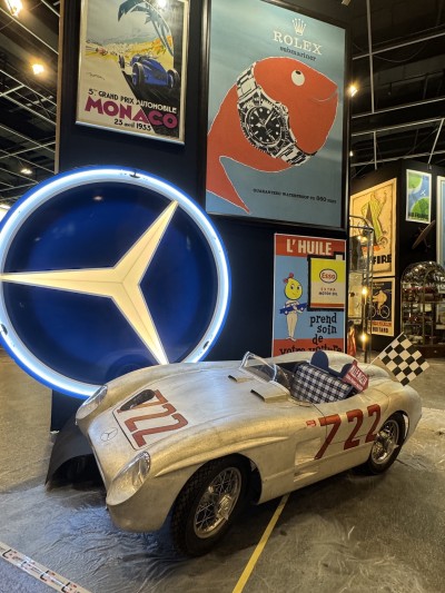 For sale: MERCEDES 300 SLR 722 CHILDREN CAR  ALUMINIUM PIECE UNIQUE