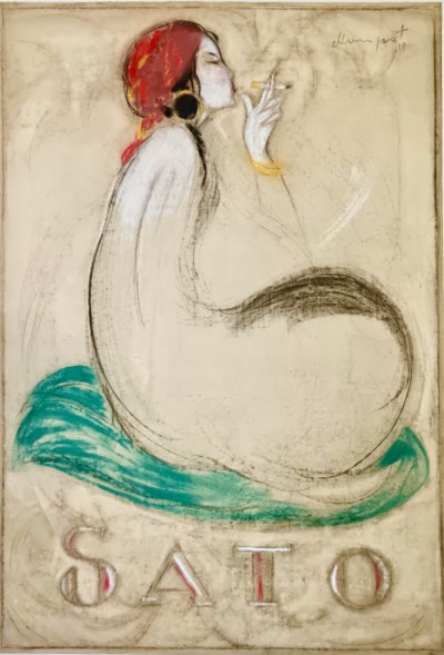 For sale: SATO CIGARETTES EGYPTIENNE  MAQUETTE ORIGINALE