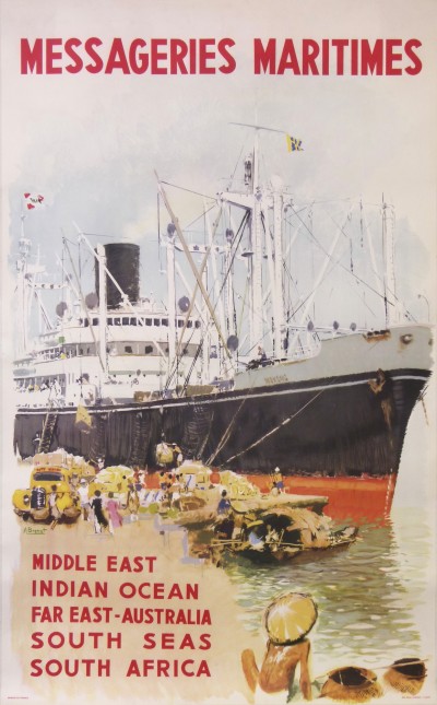 For sale: MESSAGERIES MARITIMES MIDDLE EAST INDIAN OCEAN