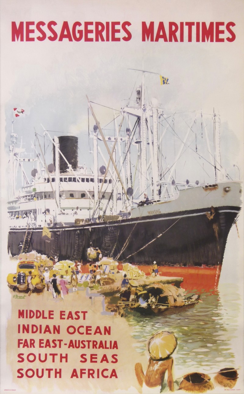 For sale: MESSAGERIES MARITIMES MIDDLE EAST INDIAN OCEAN