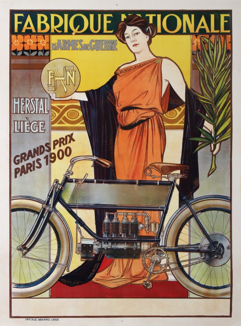 For sale: MOTO FN GRAND PRIX 1900 FABRIQUE NATIONALE D'ARMES DE GUERRE HERSTAL LIEGE 