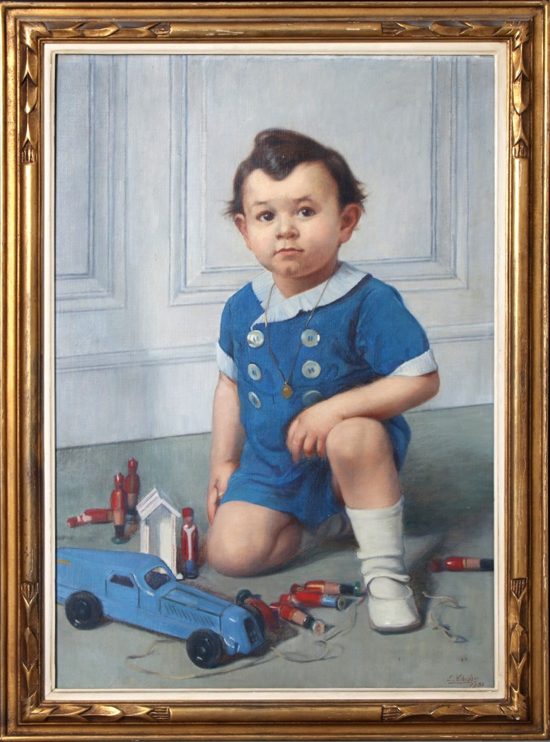 For sale: LA RENAULT BLEU NERVASPORT ET LES SPAHIS EN  BOIS