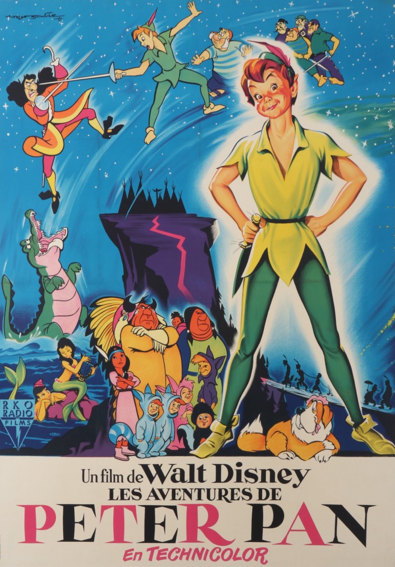 For sale: LES AVENTURES DE PETER PAN EN TECHNICOLOR WALT DISNEY