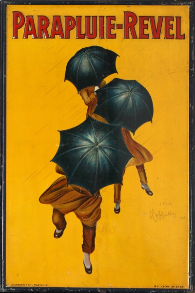 For sale: PARAPLUIE REVEL  PLAQUE  PUBLICITAIRE LITHOGRAPHIE