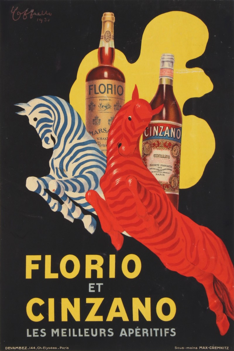 For sale: FLORIO ET CINZANO LES MEILLEURS APERITIFS