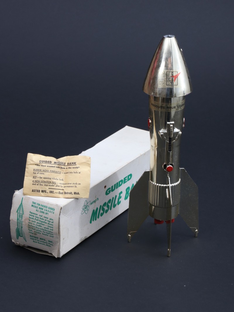 For sale: ASTRO MFG. INC. - BERZAC CREATION – GUIDED MISSILE BANK