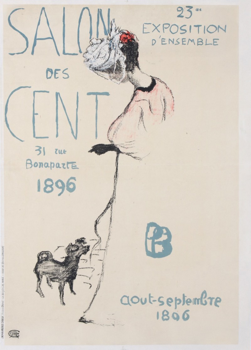 For sale: SALON DES CENT 23e EXPOSITION D'ENSEMBLE  31 RUE BONAPARTE  AOUT SEPTEMBRE 1896