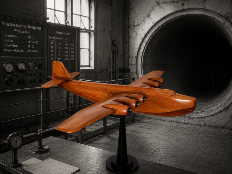 For sale: BLOHM & VOSS BV 222 « WIKING » — HYDRAVION HEXAMOTEUR  MAQUETTE D’ÉTUDE AÉRODYNAMIQUE ALLEMANDE