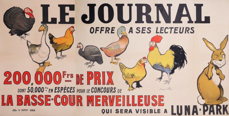 For sale: LE JOURNAL-OFFRE A SES LECTEURS-LA BASSE COURS MERVEILLEUSE QUI SERA VISIBLE À LUNA PARK