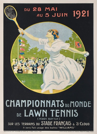 For sale: CHAMPIONNATS DU MONDE DE LAWN TENNIS DU 28 MAI AU 5 JUIN 1921