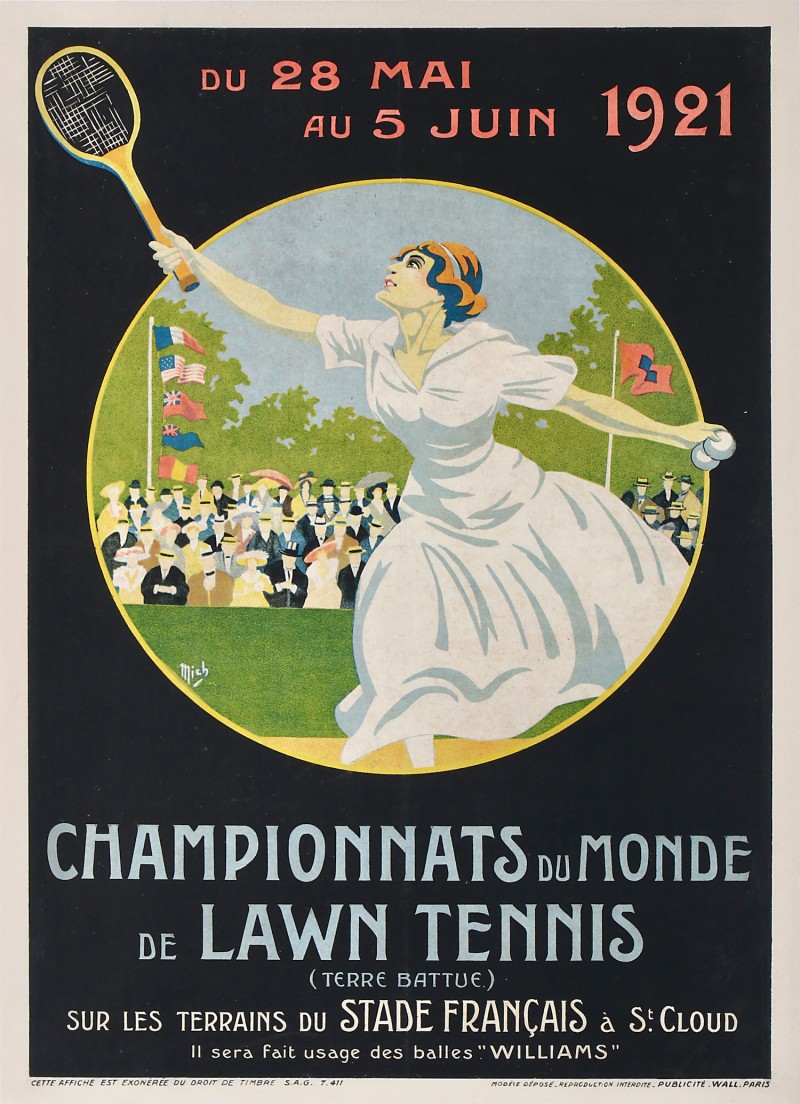 For sale: CHAMPIONNATS DU MONDE DE LAWN TENNIS DU 28 MAI AU 5 JUIN 1921