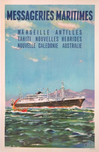 For sale: MESSAGERIES MARITIMES ANTILLES TAHITI Nlles HEBRIDES Nlle CALEDONIE AUSTRALIE