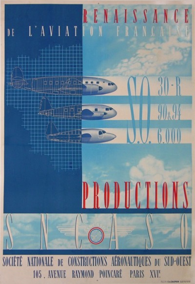 For sale: RENAISSANCE DE L'AVIATION FRANCAISE PRODUCTIONS SNCASO
