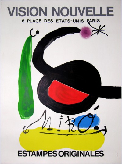 For sale: EXPOSITION SUR MIRO ''VISION NOUVELLES''