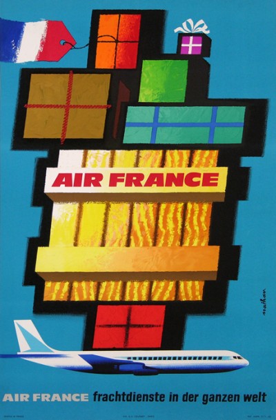 For sale: AIR FRANCE TRANSPORT DE FRET DANS LE MONDE -Texte Allemand-