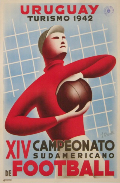 For sale: URUGUAY XIV CAMPEONATO SUDAMERICANO de FOOTBALL TURISMO 1942-FIFA