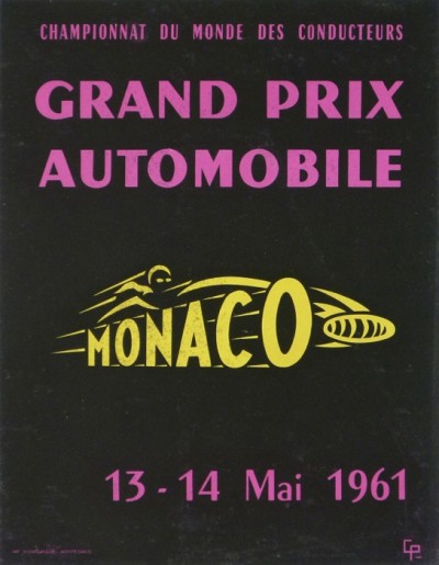 For sale: CHAMPIONAT DU MONDE DES CONSTRUCTEURS 1961 GRAND PRIX AUTOMOBILE MONACO