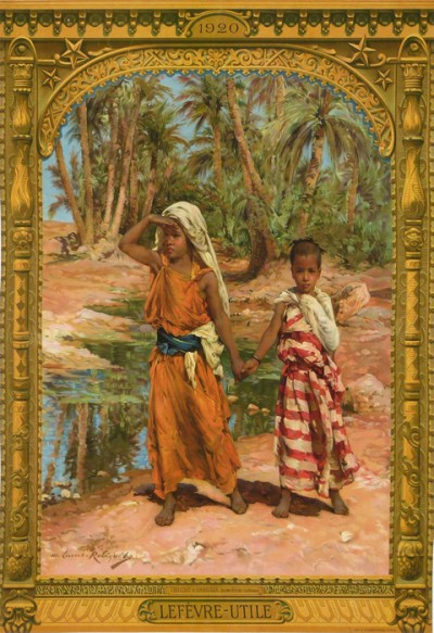 For sale: AFFICHE ANCIENNE LEFEVRE UTILE ORIENTALISME