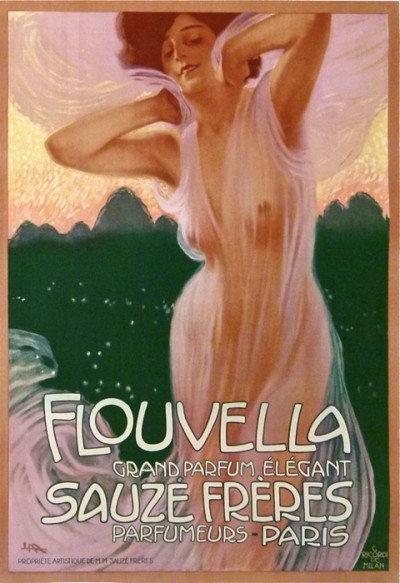 For sale: FLOUVELLA GRAND PARFUM ÉLÉGANT - SAUZÉ FRÈRES PARFUMEUR PARIS