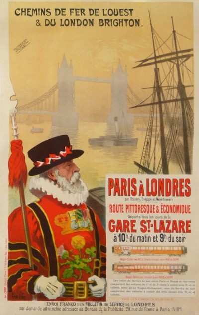 For sale: CHEMINS DE FER DE L OUEST TRAIN PARIS LONDRES
