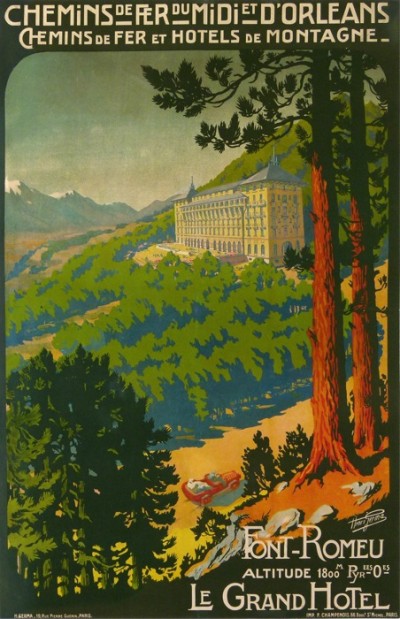 For sale: CHEMINS DE FER DU MIDI ET D ORLEANS FONT-ROMEU LE GRAND HOTEL
