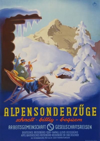 For sale: ALPENSONDERU?GE ARBEITGEMEINSCHAFT GESELLSCHAFTSREISEN SKI