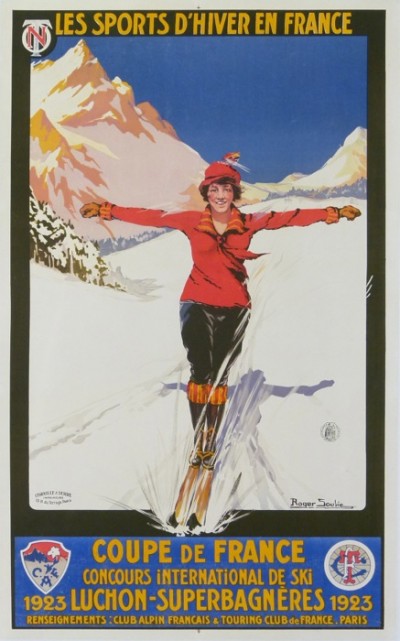 For sale: LUCHON SUPERBAGNERES  COUPE DE FRANCE DE SKI 1923