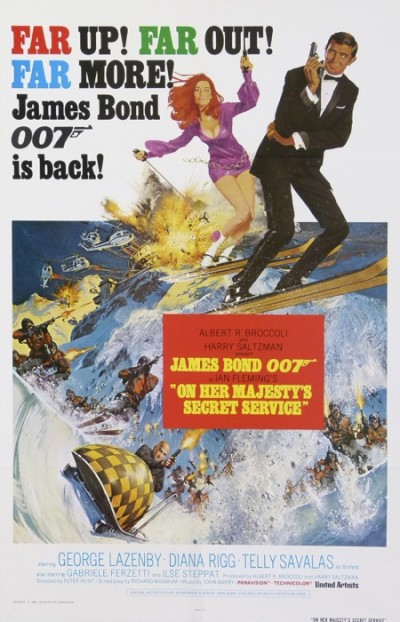 For sale: JAMES BOND 007   ON HER MAJESTY S SECRET SERVICE GEORGE LAZENBY