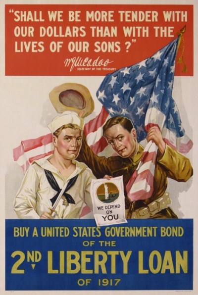For sale: BUY A UNITED STATES GOVERNMENT BOND OF THE 2nd LIBERTY LOAN OF 1917