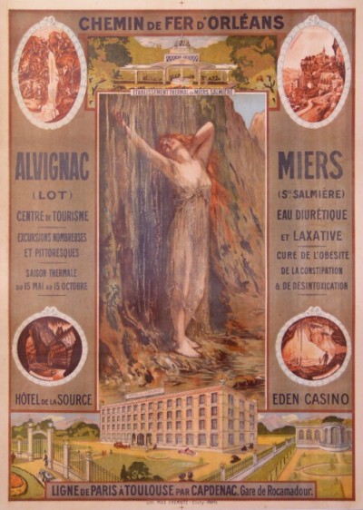 For sale: ALVIGNAC-MIERS-ROCAMADOUR CHEMIN DE FER D ORLEANS-LIGNE DE TOULOUSE PAR CAPDENAC