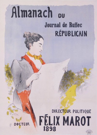 For sale: ALMANACH 1898 DU JOURNAL RUFFEC REPUBLICAIN  DIRECTEUR FELIX MAROT
