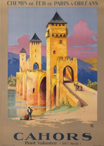 For sale: CHEMINS DE FER DE PARIS A ORLEANS CAHORS Pont de Valentré