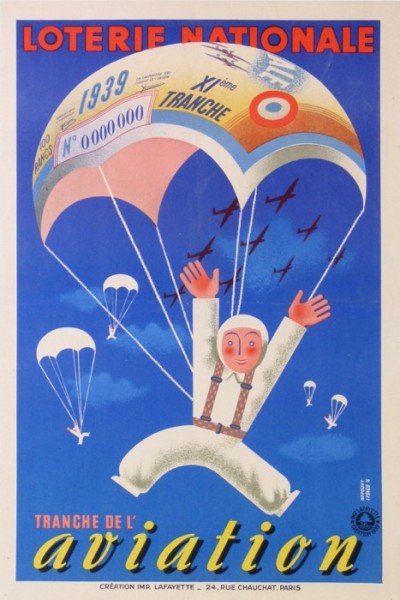 For sale: LOTERIE NATIONALE TRANCHE DE L'AVIATION 1939