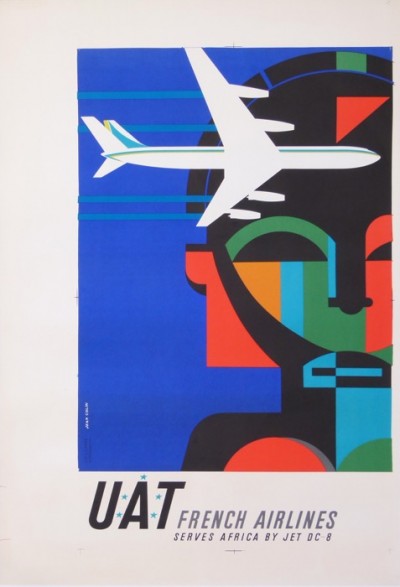For sale: UAT  FRENCH AIRLINES SERVICES AFRIQUE BY JET DC 8
