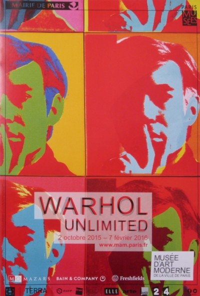For sale: WARHOL UNLIMITED PARIS 2015 MUSEE ART MODERNE