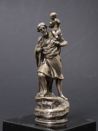 For sale: H BRIAND St CHRISTOPHE GUIDEZ-NOUS MASCOTTE -RADIATOR CAP
