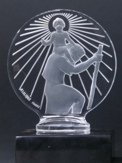 For sale: LALIQUE MASCOTTE ST CHRISTOPHE RADIATOR CAP