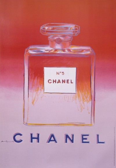 For sale: ANDY WARHOL CHANEL No 5  RED AND PINK - ROUGE ET ROSE