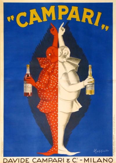 For sale: CAMPARI  BIFRONTE CLOWN