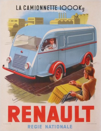 For sale: LA CAMIONNETTE 1000KG RENAULT REGIE NATIONALE