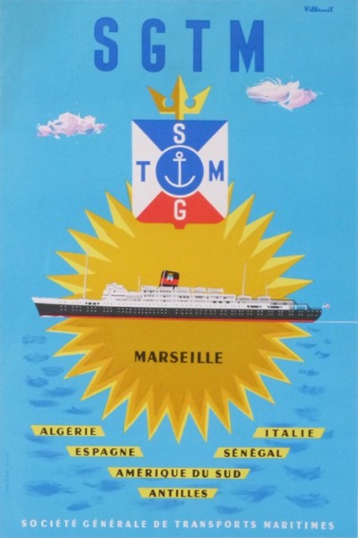 For sale: SGTM MARSEILLE-ALGERIE ITALIE ESPAGNE SENEGAL ANTILLES